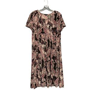 Sami & Jo XL Paisley Liquid Jersey Knit Dress